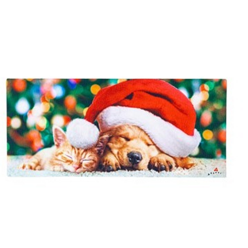 Santa's Puppy and Kitten Sassafras Switch Mat Santa's Puppy and Kitten Sassafras Switch Mat