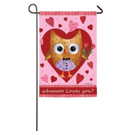 Who Loves You Garden Flag