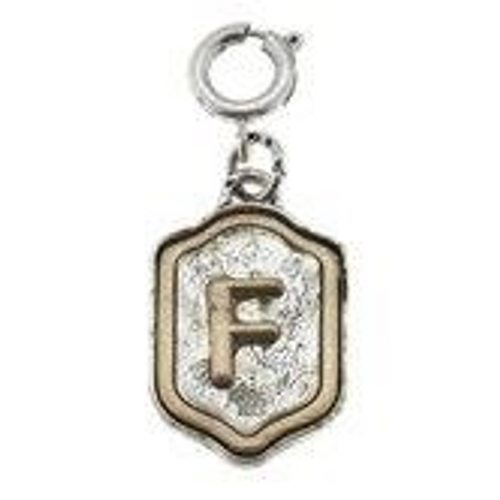 2-Tone Initial on Tag Charm F