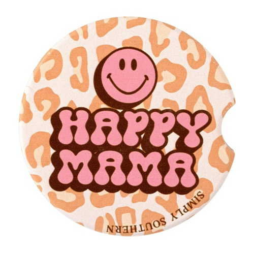 Simply Southern Happy Mama Car Coaster