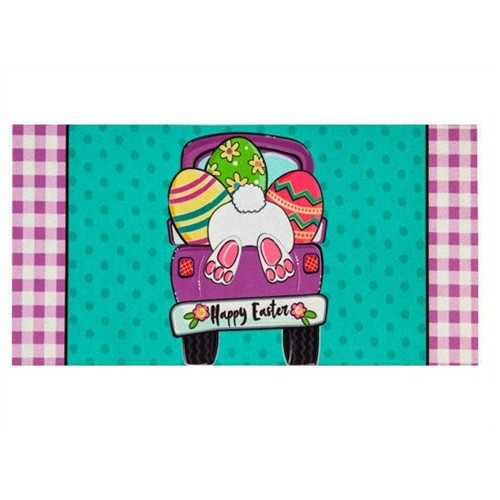 Easter Truck Bunny Bottom Mat Easter Truck Bunny Bottom Mat