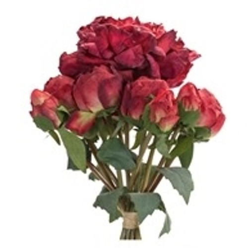 16" Polyester Peony Bouquet