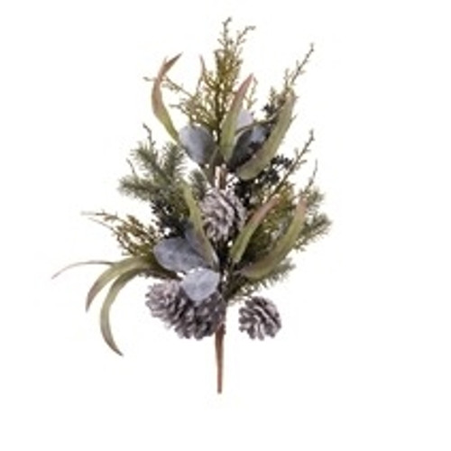24" Mixed Pine Spray Polyester/Plastic 24" Mixed Pine Spray Polyester/Plastic