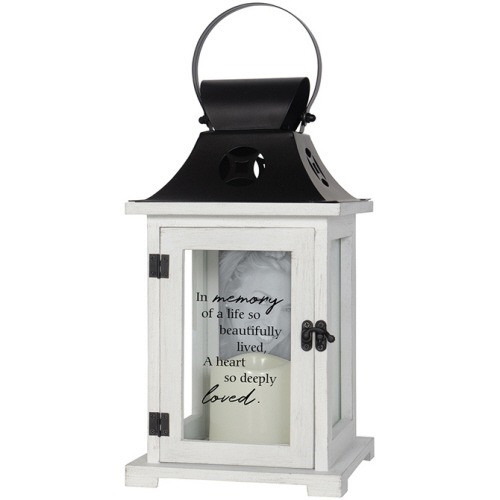 "In Memory of" Picture Frame Lantern "In Memory of" Picture Frame Lantern