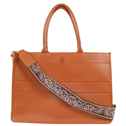 Simply Southern Leather Coca Tote Bag with Shoulder Strap