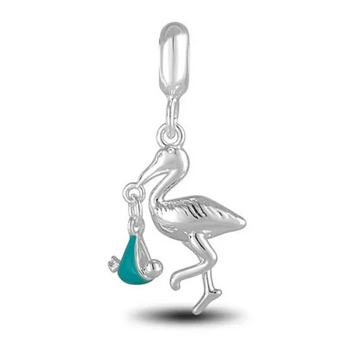 Boy Stork Dangle DaVinci Bead Boy Stork Dangle DaVinci Bead