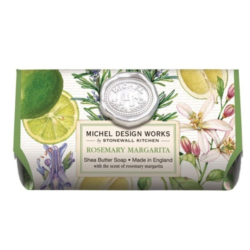 Rosemary Margarita Large Shea Butter Bath Soap Bar by Michel Designs