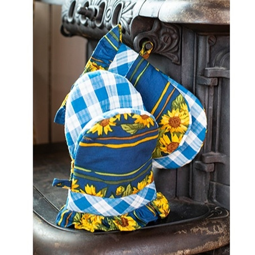 Sunflower Valley Patchwork Single Mini Mitt by April Cornell Sunflower Valley Patchwork Single Mini Mitt by April Cornell