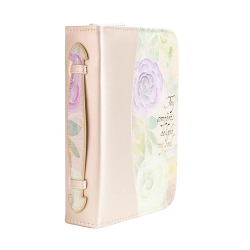 Bible Cover Large Thy Comforts Delight My Soul