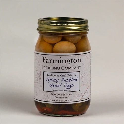 Farmington Pickling Co Spicy Quail Eggs Farmington Pickling Co Spicy Quail Eggs