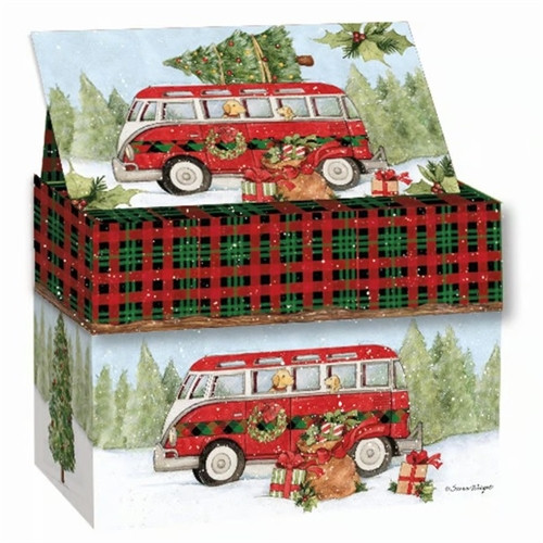 Home for Christmas Recipe Card Box 4x6