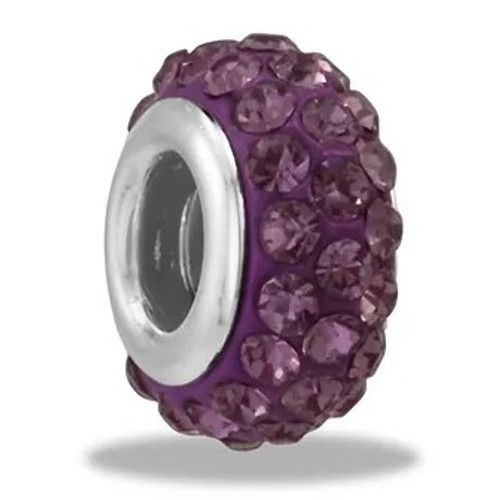 Feb 3 Row Crystal DaVinci Bead