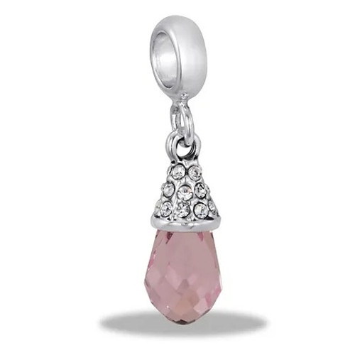 Pink Teardrop DaVinci Bead
