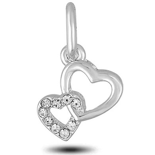 Double Heart DaVinci Bead