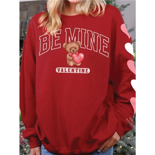 Simply Southern Red Be Mine Crew