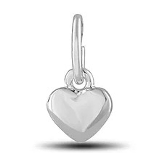Silver Heart DaVinci Dangle DaVinci Bead