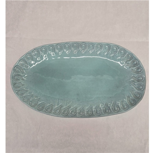 INC AQ CURL SM OVAL PLATTER