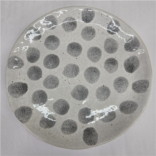 Salad Plate - Grey Spot