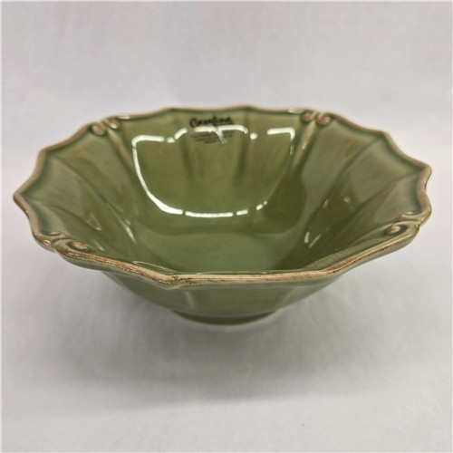 Round Soup Bowl Green