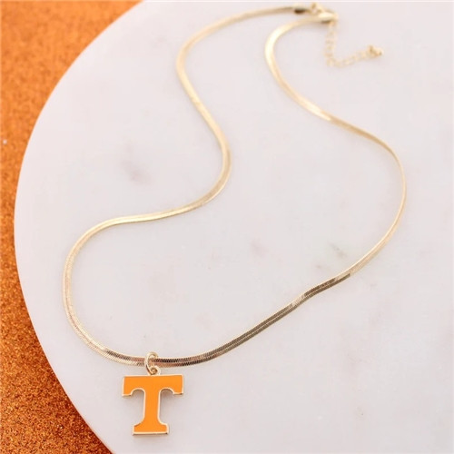 18” Tennessee Gold & Enamel Logo Necklace
