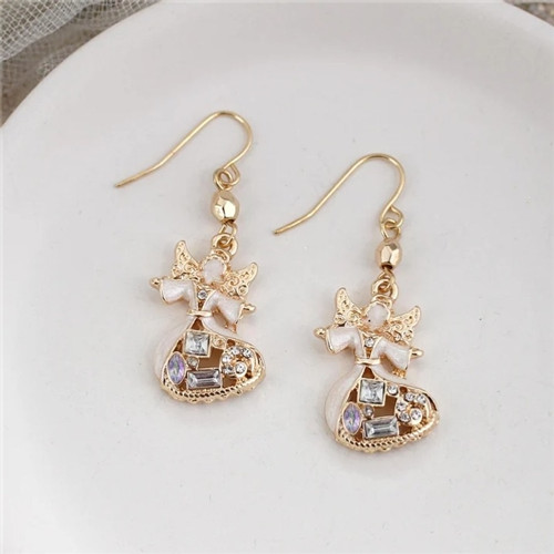Crystal Angel Earrings