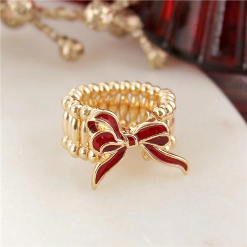 Red Bow Stretch Ring