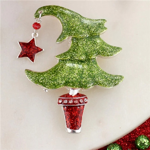 Funky Tree Pin/Pendant