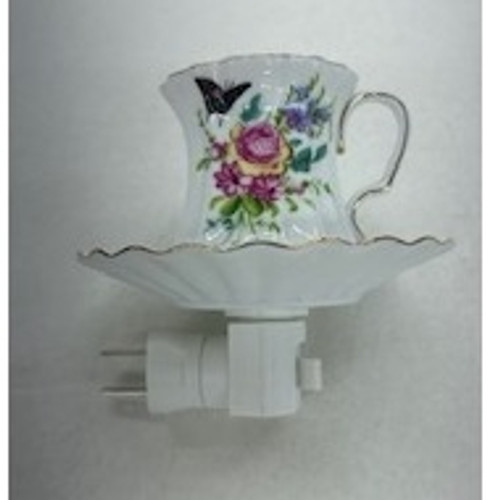 Rose Tea Cup Night Lights