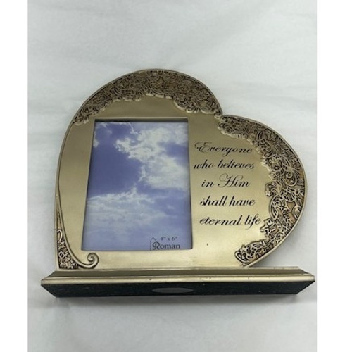 9.5"H Memorial Heart Frame