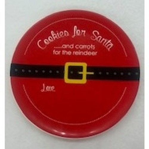 8"Santa Plate + Milk
