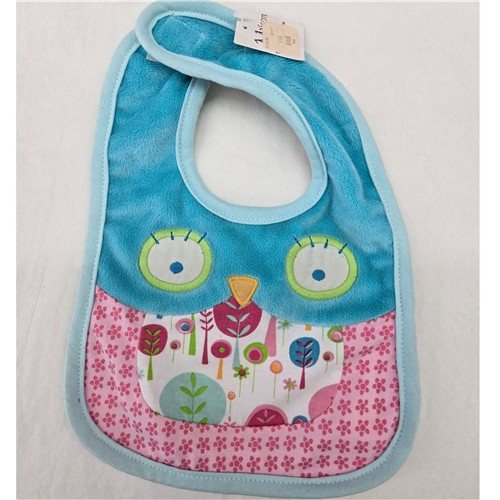 Girl Owl Bib