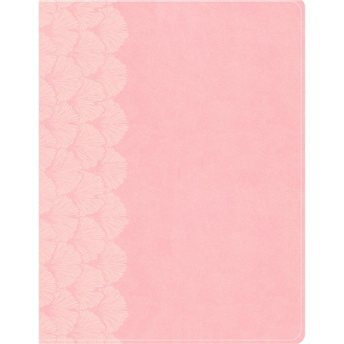 KJV Notetaking Bible, Large Print Edition, Soft Pink LeatherTouch by Holman Bible Publishers