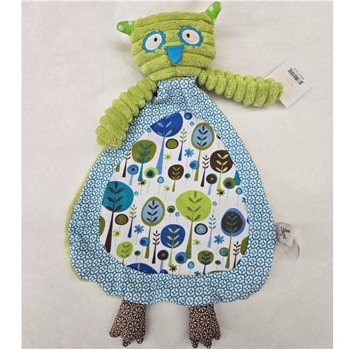 Boy Owl Round Blankie
