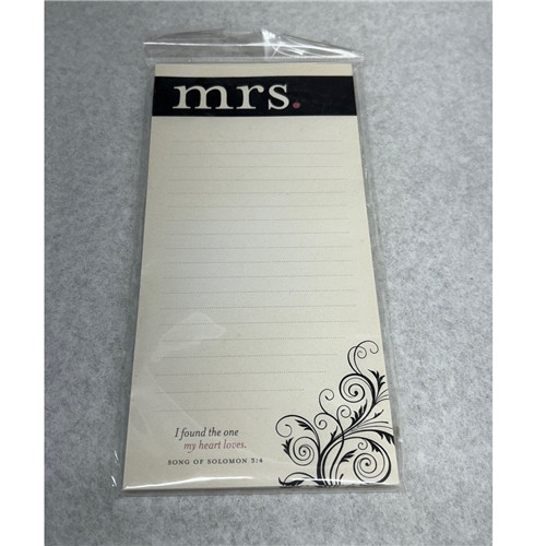 Mrs. Memo pad Mrs. Memo pad