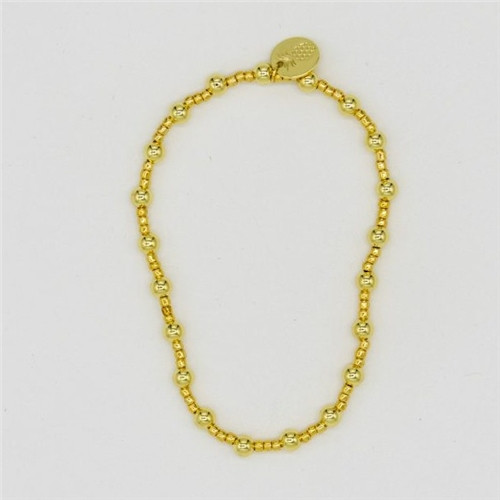 Gold Small and Big Jewel Positivity Bracelet by Simply Southern