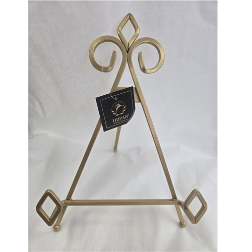 11" Gold Keller Metal Easel by Tripar 11" Gold Keller Metal Easel by Tripar
