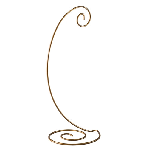 Small Spiral Ornament Stand Gold by Tripar Small Spiral Ornament Stand Gold by Tripar