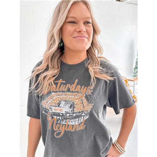 Saturdays At Neyland - Comfort Colors Tee in Pepper Saturdays At Neyland - Comfort Colors Tee in Pepper