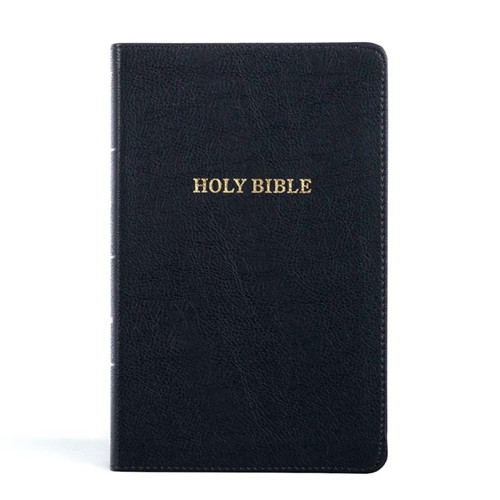 KJV Thinline Reference Bible, Black LeatherTouch by Holman