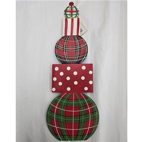 Plaid Topiary - Medium