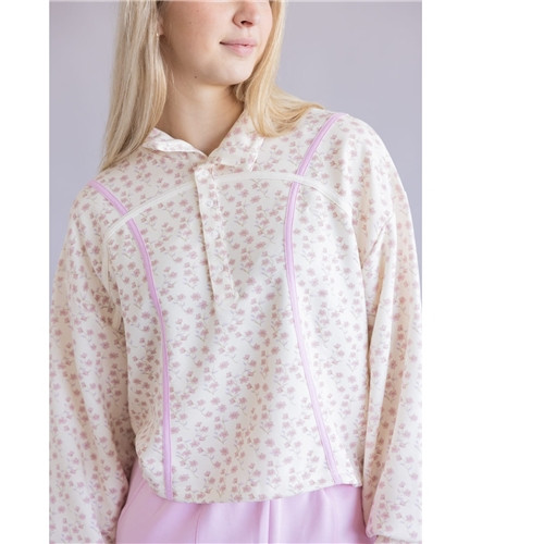 Simply Southern- Cinch Pullover-Blush Flower