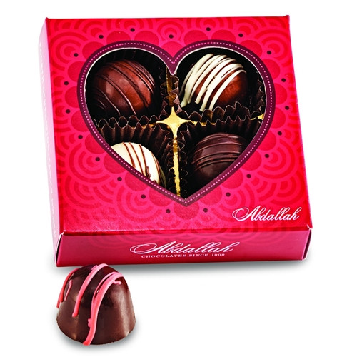 Valentine’s Miniature Whipping Cream Truffles