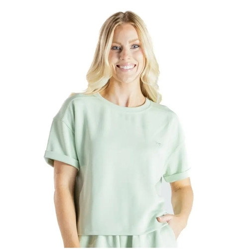 Simply Southern- Crop Lounge Shirt-Sage
