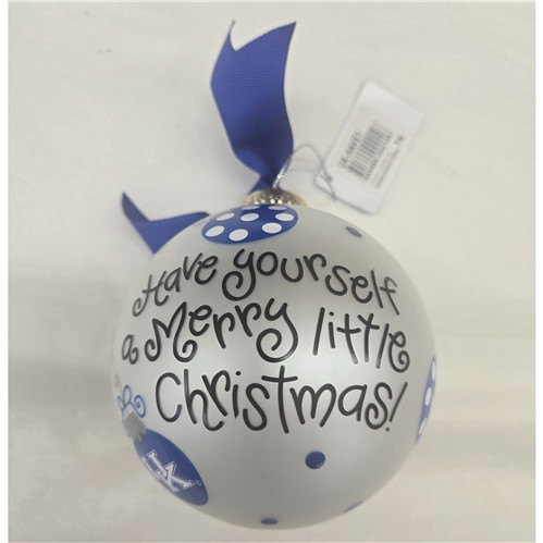 UK Merry Little Christmas Ornament