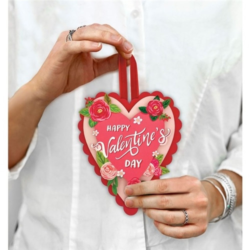 FRESHCUT PAPER Mini Valentine's Heart CARD