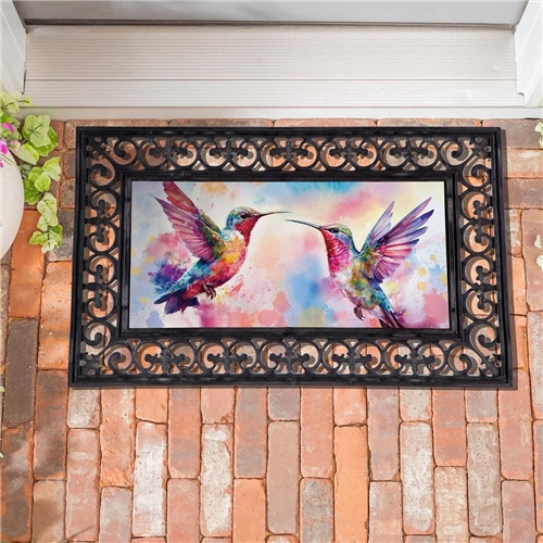 Reorder Watercolor Hummingbird Sassafras Switch Mat