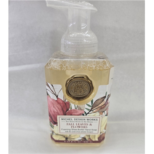 Fall Leaves and Flowers Shea Butter Foaming Soap By Michel Designs