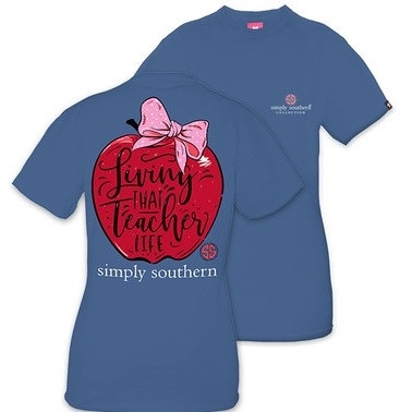 Living that Teacher Life Long Sleeve Tee  Size  XXL - By Southern Simply