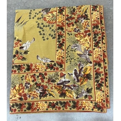 Forest Butternut 54"x54" Tablecloth by April Cornell