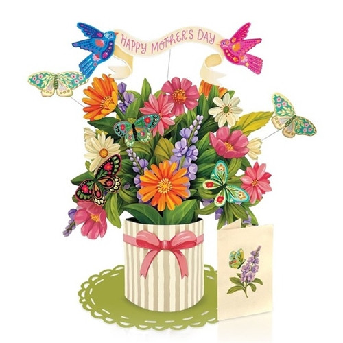 FRESHCUT PAPER Mother's Day Enchanted Garden Greeting Card